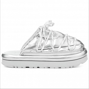 UGG Hi Shine Spaceslider Slide Silver Women's 1 2612896