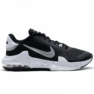 Nike Air Max Impact 4 Low Top Basketball Shoes Men's Black White 1 2612920