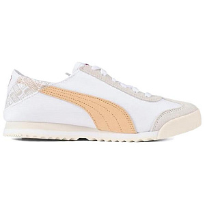 PUMA Roma Low Top Skateboard Shoes Unisex White Orange 1 2613064
