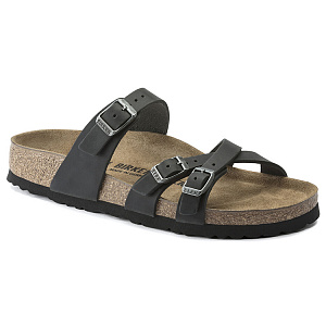 Birkenstock Slide Slippers Women's Black Narrow Fit 1 2613145