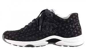 CHANEL Sneaker 'Allover Cc Black' Women's