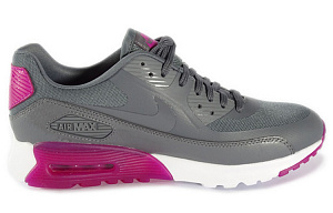 Nike Air Max 90 Low Top Casual Running Shoes Men's Gray Pink 1 2613770