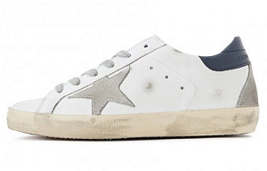 Golden Goose Super-Star White Ice Night Blue Women's