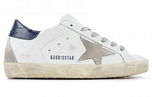 Golden Goose Super-Star White Ice Night Blue Women's 1 2613938