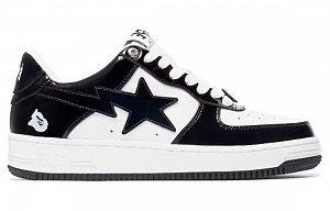 A BATHING APE Bape STA Stylish Skateboarding Shoes Women's Black 1 2614467