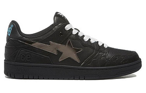 BAPE A BATHING APE Bape SK8 Sta Black Silver 1 2614978