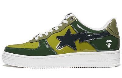 BAPE A BATHING APE Bape Sta Low Color Camo Combo Green