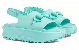 GUCCI Interlocking G Platform Sandal Blue Women's 1 2615346