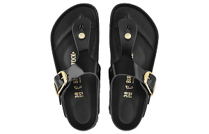 Birkenstock Gizeh Logo engraved Leather Sandals 1 2615397