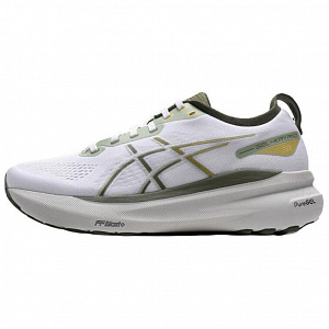 Asics Gel Kayano 31 Abrasion Resistant Breathable Low Top Marathon Long Distance Running Shoes Men's White Green