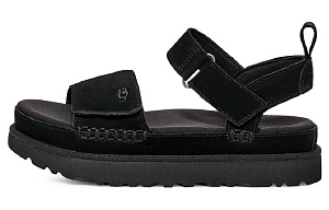 UGG Goldenstar Platform Sandal Black Women's