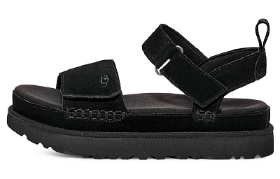 UGG Goldenstar Platform Sandal Black Women's