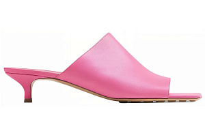 Bottega Veneta Stretch Slide Slippers Women's Pink 1 2616174