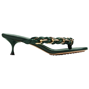 Bottega Veneta Dot Leather Patchwork Flip Flops Women's Jasper 1 2616193