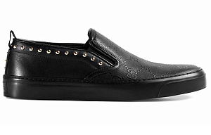 GUCCI Stylish Skateboarding Shoes Women's Black 1 2616270