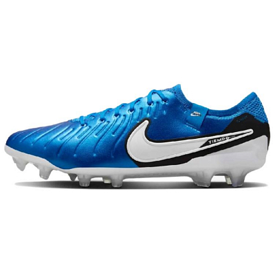 NIKE Tiempo Legend 10 Футбольные бутсы Низкие Сине-белые Мужские