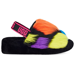 UGG Women's Fluff Yeah Slide 'Party Spots' 1 2616422