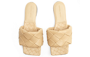 Bottega Veneta Lido Slide Slippers Women's Sugar Color 1 2616549