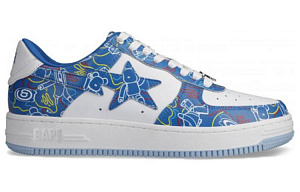 Medicom Toy x A BATHING APE STA Stylish Skateboarding Shoes Unisex Blue Camouflage 1 2616588