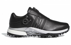 Adidas Tour360 24 Boa Boost Cushioning Wear-Resistant Low-Top Golf Shoes Men's Black 1 2616750