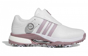 Adidas Tour360 Cushioning Wear-Resistant Low-Top Golf Shoes Women's Purple White 1 2616872