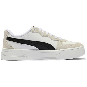 PUMA Skye Low Top Skateboard Shoes Women's White Black 1 2616925
