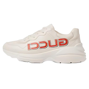 GUCCI Rhython Leather Sneaker 'Ivory Demetra'