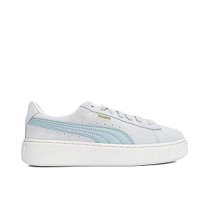 PUMA Low Top Skateboard Shoes Women's Gray Blue 1 2617412