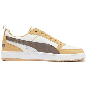 PUMA DRIBBLE Low Top Casual Shoes Unisex White/Tan 1 2617524
