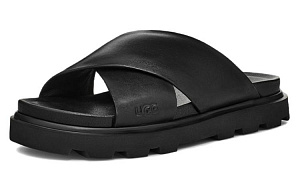 UGG Capitelle Crossband Sandal Black Women's