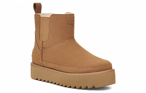 UGG Classic Chelsea Platform Mini Boot Chestnut Women's 1 2617706