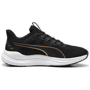 PUMA Reflect Lite Anti Slip Wear Resistant Low Top Casual Running Shoes Unisex Black Gold 1 2617826