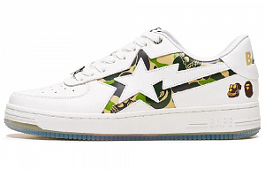 A BATHING APE Low-Top Skateboard Shoes Women's White