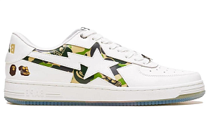 A BATHING APE Low-Top Skateboard Shoes Women's White 1 2618162