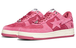 A BATHING APE Bape Sta Pink Suede 1 2618171