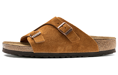 Birkenstock Zrich Soft Footbed Suede Leather 'Mink'