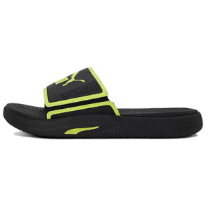 PUMA Softride Sandal Slide Slippers Men's Black Green