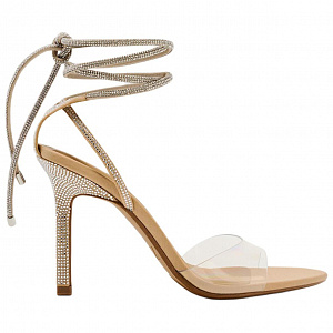 ZARA Strap Sandals 9.5cm Women's Brown 1 2618579