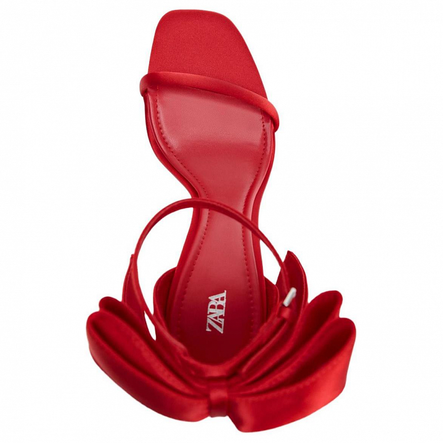 ZARA One Strap Sandals Women's Red купить в интернет-магазине Yoocart с быстрой доставкой по России.