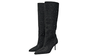 ZARA Knee high Boots Women's Black 1 2618863
