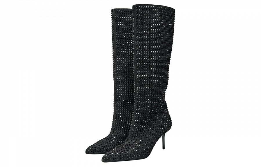 ZARA Knee high Boots Women's Black купить в интернет-магазине Yoocart с быстрой доставкой по России.