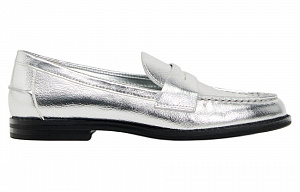 ZARA Loafers Women's Silver 1 2618964