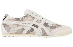 Onitsuka Tiger Mexico Slip On Deluxe 'White Grey Camouflage' Women's 1 2619601