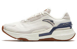 Anta Ignite Wear-Resistant Slip-Resistant Low-Top Running Shoes Women's White Gray Blue