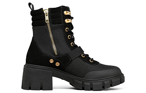 Skechers Top Notch Martin Boots Women's High top Black/Gold 1 2620246
