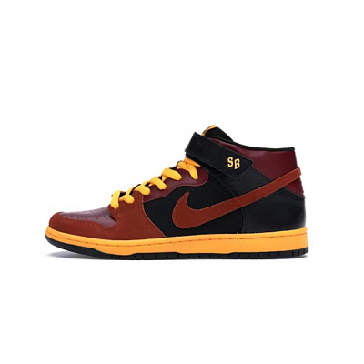 Nike Sb Dunk Mid Ostrich Team Red
