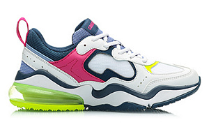 LiNing CF Neon Source Non slip Lightweight Low top Casual Shoes Women's 1 2620571
