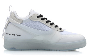 LiNing CF Anti Slip Wear Resistant Low Top Sports Casual Shoes Women's White 1 2620645