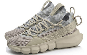 LiNing Essence Lace Up Breathable Mid Top Vintage Basketball Shoes Men's Gray 2 2620827