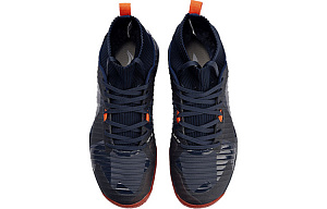 LINING Frontier Shadow Badminton Shoes Unisex High top Outer Space Blue 2 2620837